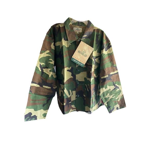NWT VINTAGE Redhead Gaming Woodland Camo Field Shirt/Jacket and Pants Size Large - Picture 3 of 12